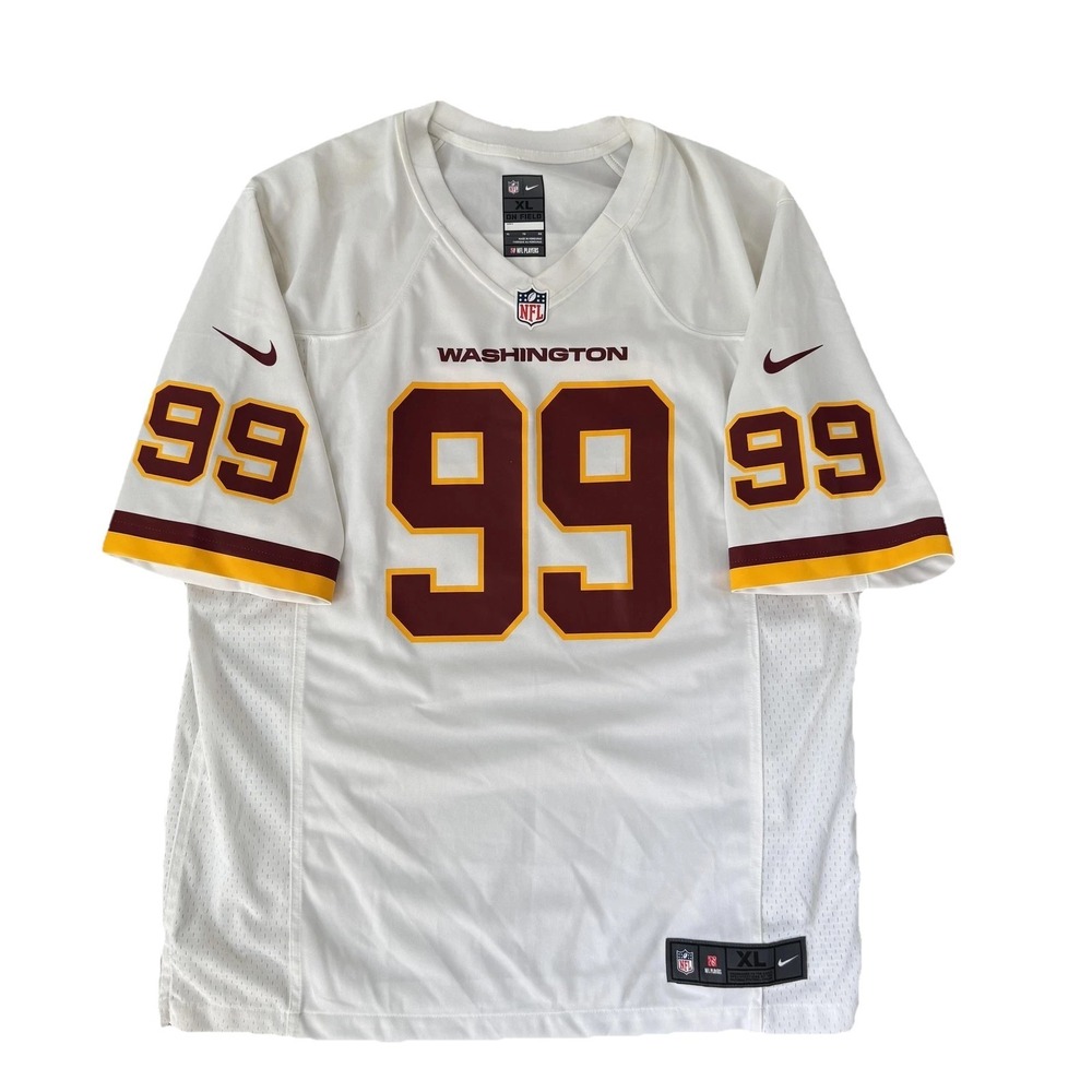 Washington Football Team Jersey Mens XL White NFL Football Chase Young 99 Nike